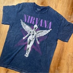 NIRVANA IN UTERO Live 93 Tour T-Shirt LARGE 2025 Women Nirvana Brand Reprint